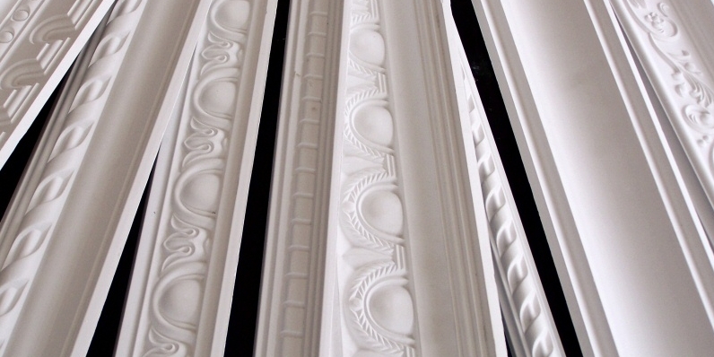 díszlécek, rozetták