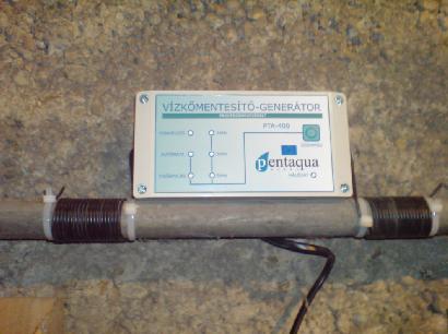 elektromos vízkőmentesítő berendezés