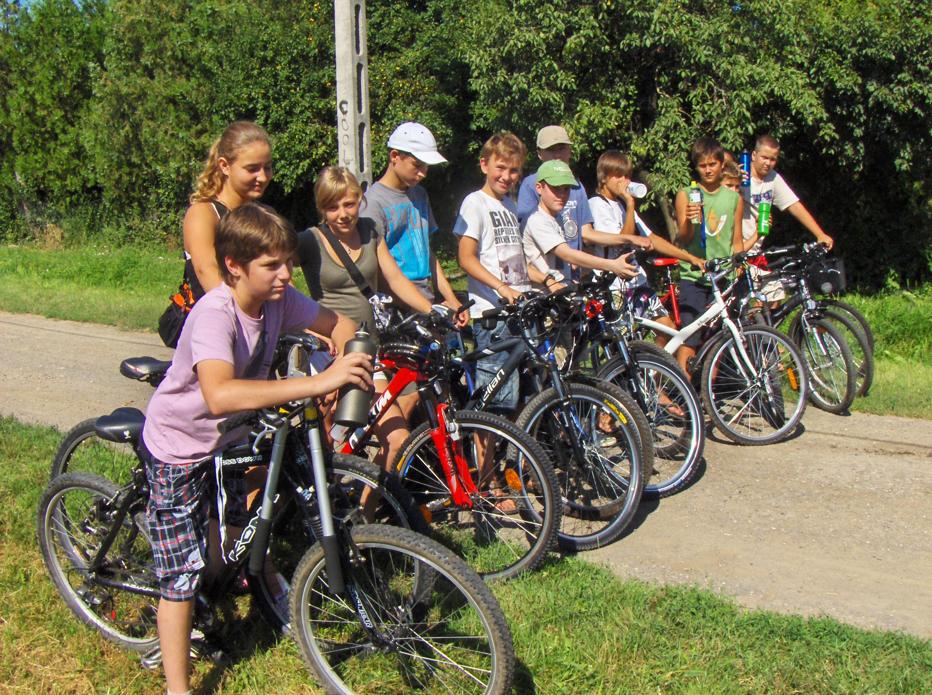 Nyári Gyerektábor, biciklis tábor