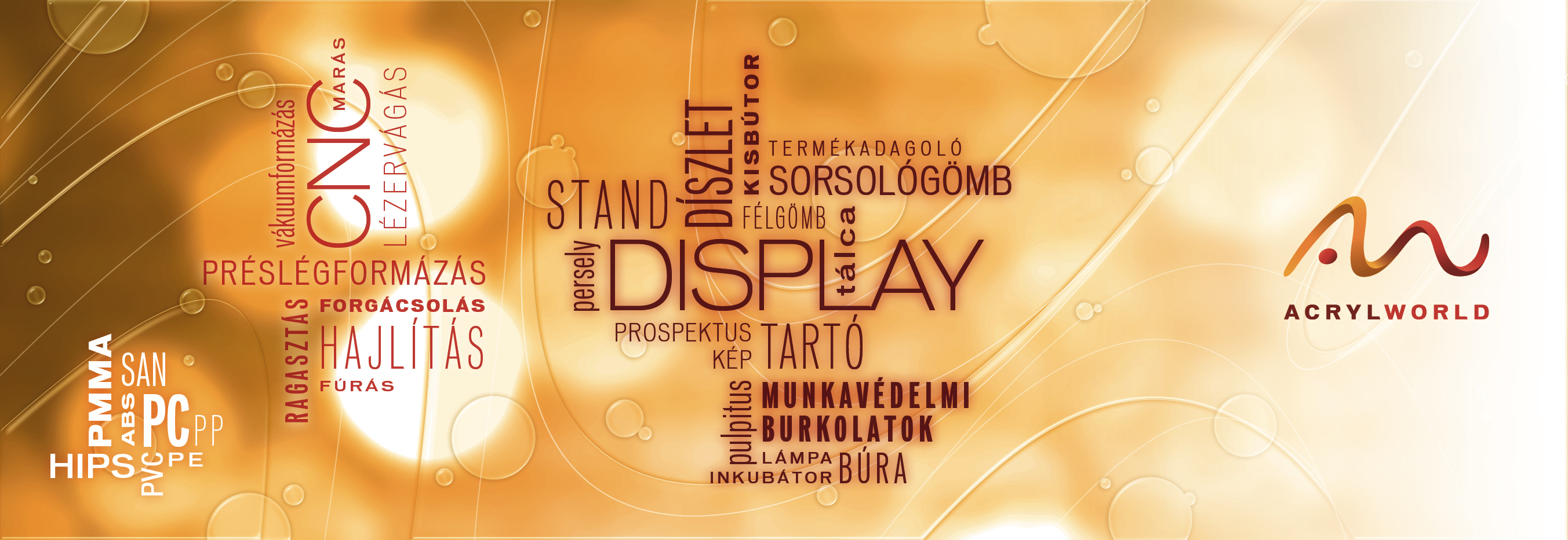 plexi display gyártása   