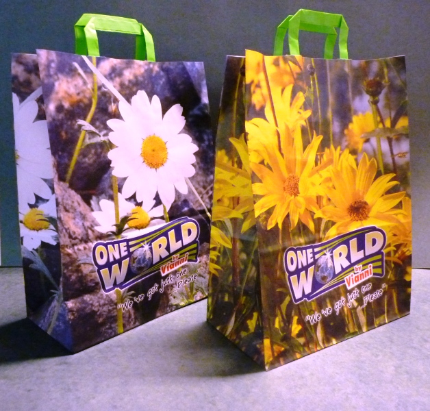 szalagfüles papírtáska, sodrottfüles papírtáska, zsinórfüles papírtáska