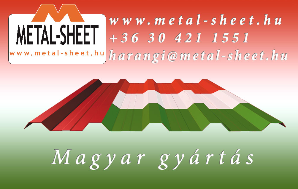 Metal-Sheet Kft. - Beázik a régi palatetős épület? Gyors, könnyű, gazdaságos megoldás a cserepeslemez.