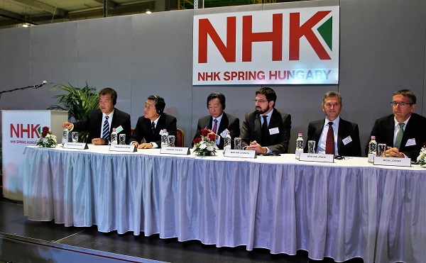 Háromszorosára bővítette a japán rugógyártó NHK Spring Hungary tatai üzemét